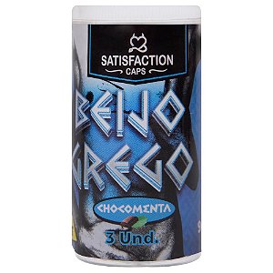 Bolinha Beijo Grego Chocomenta 03 Unidades Satisfaction