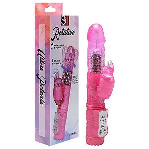 Vibrador Rotativo Coelho 7 Vibrações Sexy Import