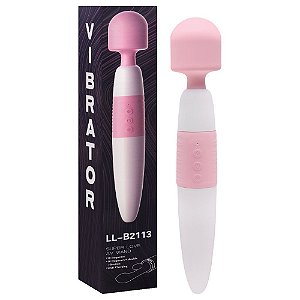 Massageador 2 Em 1 Com 10 Vibrações 35 X 6cm Vipmix