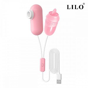 Cápsula Vibratória Usb Língua 12 Modos Lilo Vipmix