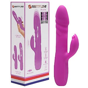 Vibrador Vai E Vem 12 Vibrações Melanie Pretty Love Vipmix