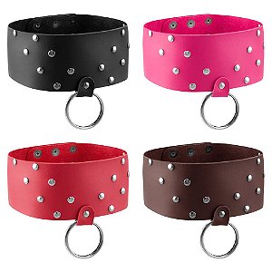 Coleira Scandal Com Argola Dominatrixxx