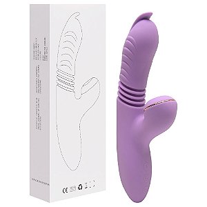 Vibrador Potente 3 Modos Vai E Vem 12 Pulsações Vipmix