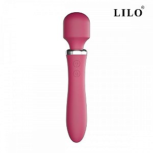 Vibrador Varinha Mágica 10 Vibrações Usb Lilo Vipmix