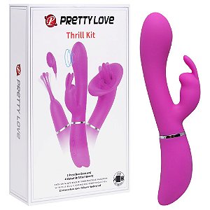 Vibrador 12 Funções Thrill Kit Pretty Love Sexy Import