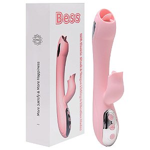 Vibrador Ponto G 10 Vibrações Língua Bess Vipmix