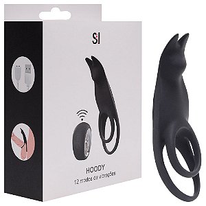 Anel Duplo Vibrador Wireless Hoody Sexy Import