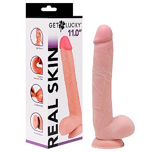 Pênis De Borracha Dupla Densidade Lucky 11 Vipmix