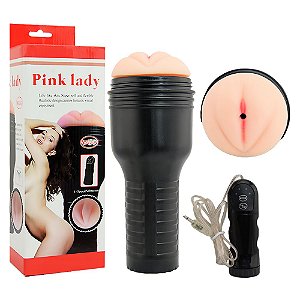 Masturbador Cup Pink Lady Vagina Vibrador Pretty Love