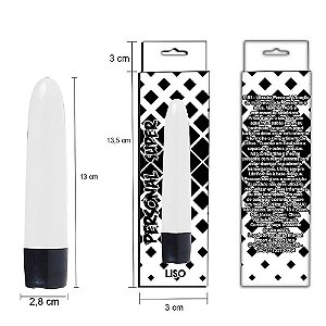 Vibrador Clássico Personal 13cm Liso Sexy Import