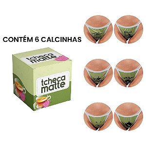 Kit Tcheca Matte 06 Calcinhas Pimenta Sexy