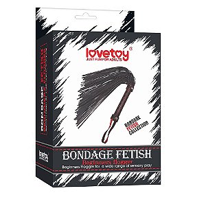 Chicote Luxo Bondage Fetish Flogger Lovetoy Vipmix