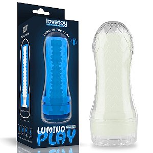 Masturbador Lumino Play Ribbed Lovetoy Vipmix