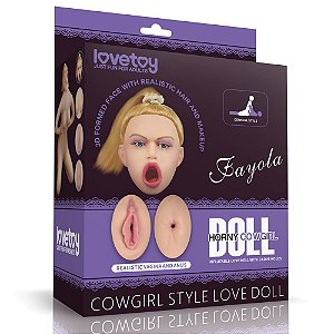 Boneca Inflável Cowgirl Fayola Lovetoy Vipmix