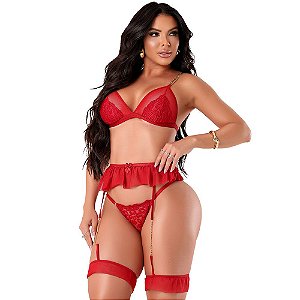 Conjunto Sensual Beijo Safado Tallyta