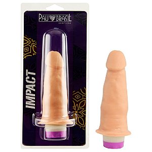 Pênis De Borracha Vibro Interno 15 X 4cm Pau Brasil