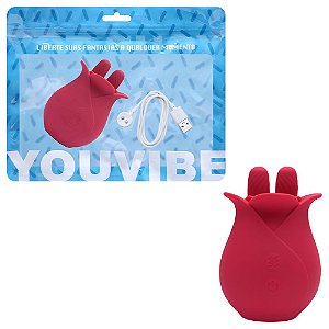 Estimulador Rosa 10 Vibrações Vai E Vem Youvibe Vipmix