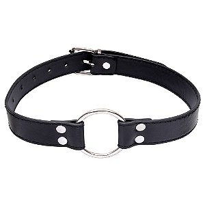 Mordaça Choker Com Anel De Metal Sexy Import