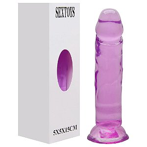 Pênis Realístico Transparente 14,8 X 3cm Sexy Import