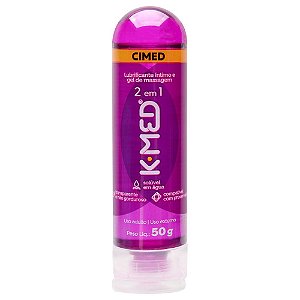 K-med 2 Em 1 Lubrificante íntimo 50g Cimed