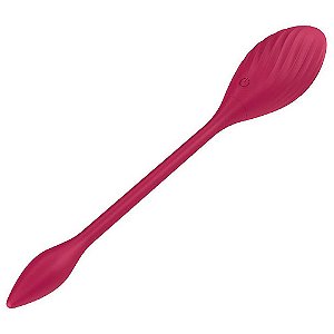 Vibrador Alrora Duas Pontas 9 Modos Usb Sexy Import