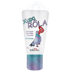 Xupa Rola Gel Beijável Masculino 15g Hot Flowers