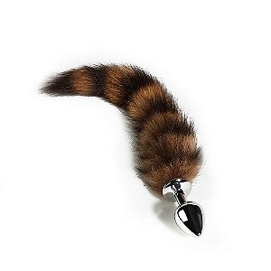 Plug Anal M Rabo De Raposa Marrom Sexy Import