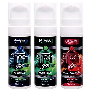 Shock Gin Vibrador Líquido 15g La Pimienta