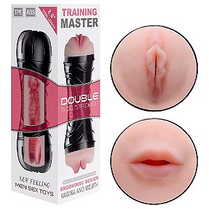 Masturbador Vagina E Boca Training Master Vipmix
