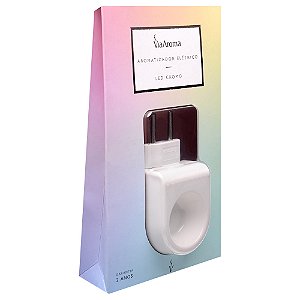 Aromatizador Elétrico Led Cromo Via Aroma
