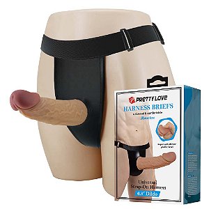 Cinta Peniana Reforçada Pênis Oco Pretty Love Vipmix