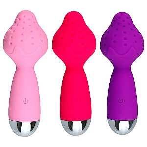 Mini Varinha Mágica Morango 10 Vibros Youvibe Vipmix
