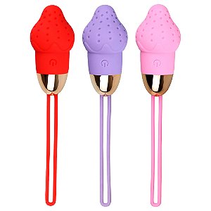 Bullet Vibrador Morango 10 Modos Youvibe Vipmix