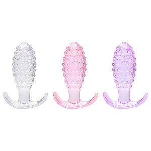 Plug Anal Textura Bolinha 9 X 3cm Sexy Import