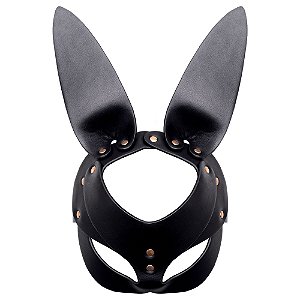 Máscara Formato Coelho 2 Preto Sexy Import