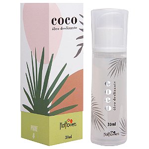 Coco óleo Deslizante Lubrificante 30ml Hot Flowers