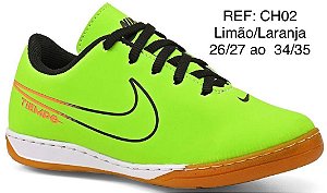 CHUTEIRA INFANTIL VERDE LIMÃO