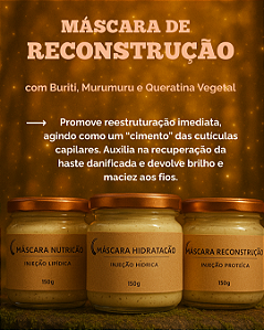 MÁSCARA DE RECONSTRUÇÃO CAPILAR