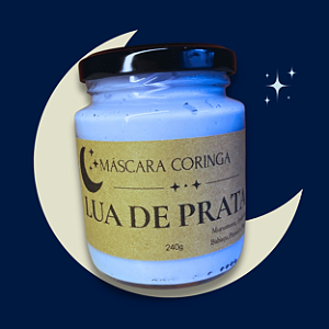 MÁSCARA CORINGA LUA DE PRATA