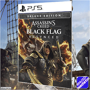 Assassin's Creed Black Flag Resynced Edição Deluxe PS5 Digital