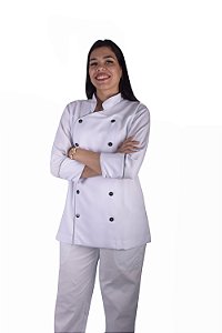 Dolma Unissex Manga 3/4 em Gabardine