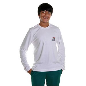 (E)BRA006 - Ed infantil/ Fundamental - Camiseta Manga Longa - Malha Soft