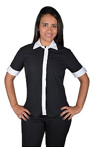 Linha Pro - Camisa Social Feminina Manga Curta