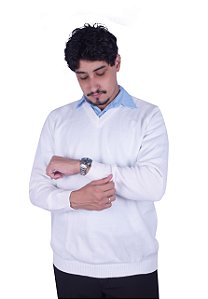 Linha Pro - Blusa de Lã Unissex - Decote V