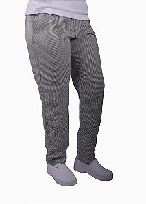 Calça Unissex Xadrez C/Elástico na Cintura