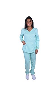 Scrub Manga Longa Feminino