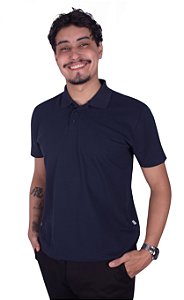 Polo Masculina M/Curta Slim em Piquet