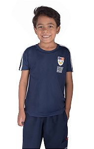 (C) Colégio São Luis - Camisa Slim M/Curta - Poliamida c/Elastano U.V - CSL034