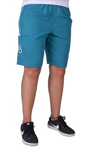(B)BRA048 -Ensino Fundamental -Bermuda Unissex Micro - Verde