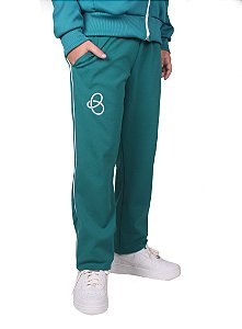 (B) BRA045 - Ensino Fundamental - Calça Unissex Moletom Felpada - Verde